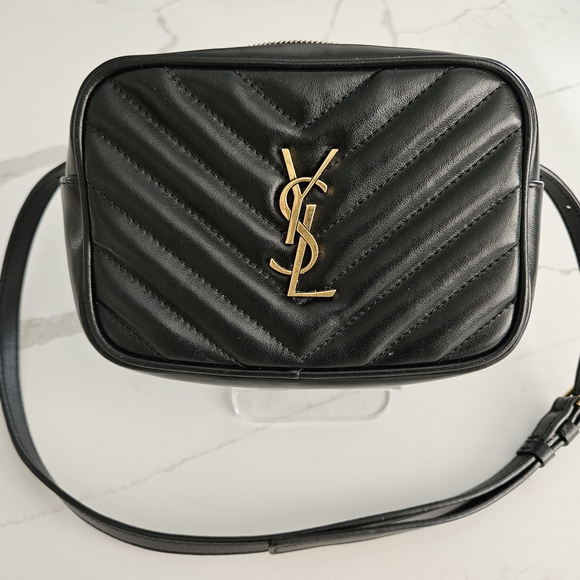 YSL | Saint Laurent Lou Belt Bag in Quilted Leather (Black) - Picture 1 of 8